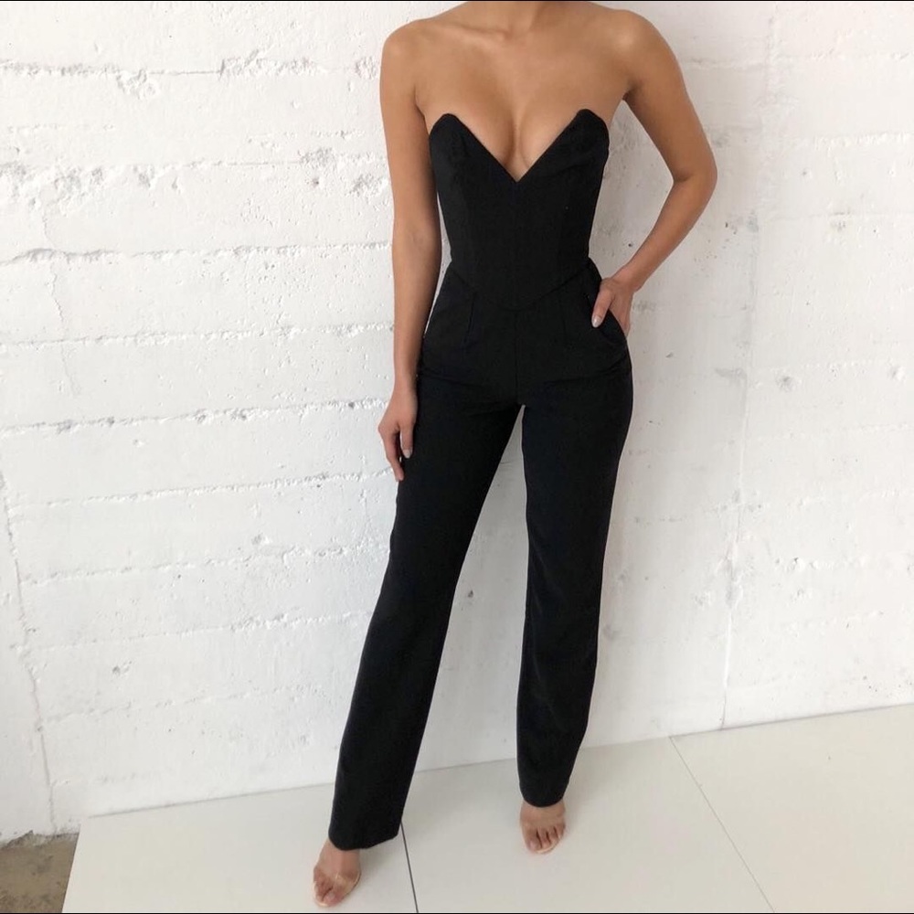 House of CB Black Romper
